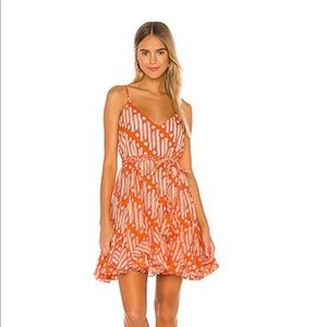 Rhode Casey Dress in Orange Batik